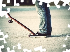 skate, legs, Boots