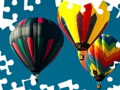 Sky, color, Balloons