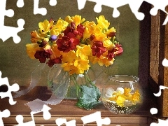 small bunch, freesia