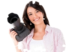 Smile, Women, Camera