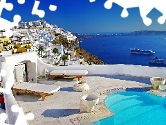 Greece, sea, Spa, santorini