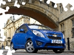 blue, Chevrolet Spark