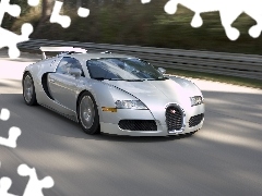 silver, full, speed, Veyron