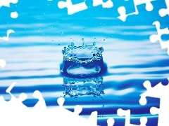 splash, water, drop