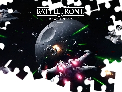 Planet, poster, Death Star, Space Ship, Star Wars Battlefront