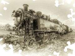 steam, Old, locomotive