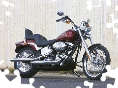 frame, Harley Davidson Softail Custom, Steel