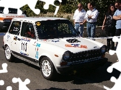 Rally automobile, race, stickers, Autobianchi A112
