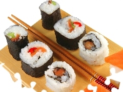 tasty, Sushi, sticks, healthy