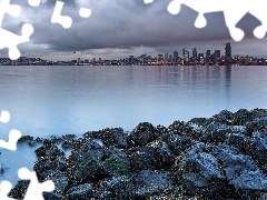 Stones, Seatle, sea