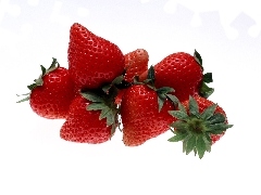Mature, strawberries