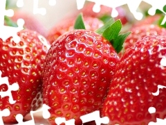 strawberries, Three, Mature