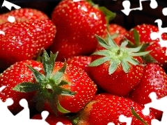 Mature, strawberries