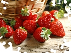 robust, strawberries