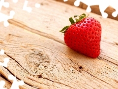 Strawberry, Wooden, board