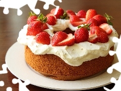 Cake, strawberry