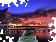 Sky, West Pier, sun, sea