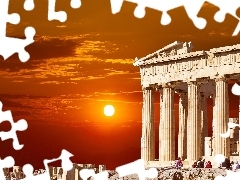 Parthenon, Athens, Greece, Great Sunsets