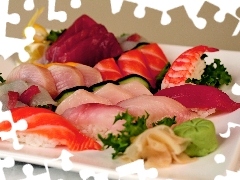 Sushi, Fruits, Sea