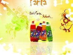 drink, four, Tastes, Fanta