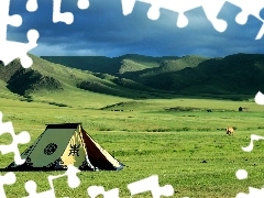 Tent, Steps, Mongolia