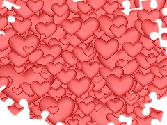 hearts, texture