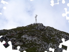 Tourists, Cross, Giewont