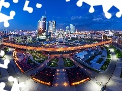 Astana, panorama, town, Kazakhstan