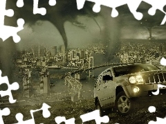 Grand Cherokee, tornadoes, Town
