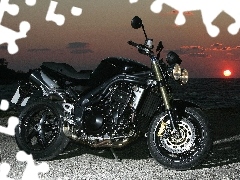 naked, Black, Triumph Speed Triple