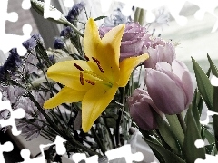 Tulips, bouquet, flowers