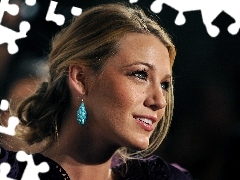 ear-ring, Blake Lively, turquoise