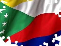 The Comoros, flag, Union