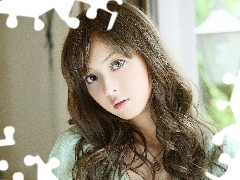 Asian, light brown, make-up, Nozomi Sasaki
