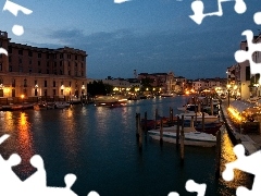 Venetian, large, canal