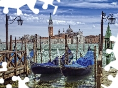 Venice, Gondolas, Platforms