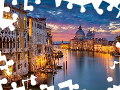 Basilica of St. brand, Canal Grande, Venice, chair, Italy