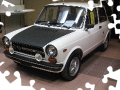 version, Abarth, White, Autobianchi A112, Front