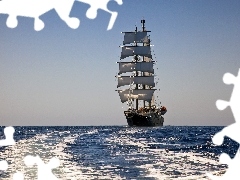 sea, sailing vessel