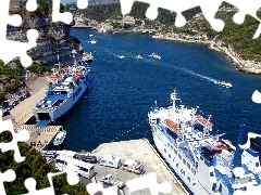 France, water, vessels, Bonifacio