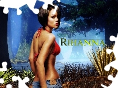 Rihanna, trees, viewes, songster