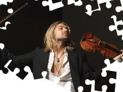 David, musician, violin, Garrett