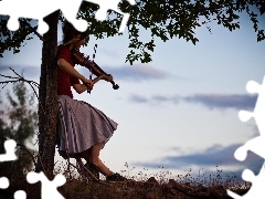 trees, lindsey stirling, violin