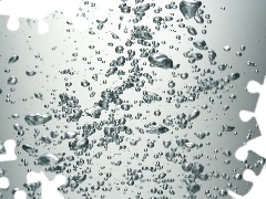 drops, water