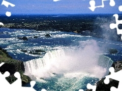 Niagara Falls, wide, waterfall