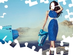 Way, dress, Automobile, Sky, Selena Gomez