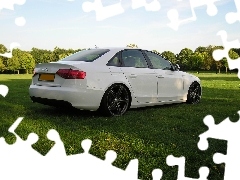 Audi A4 B8, Decreased, White