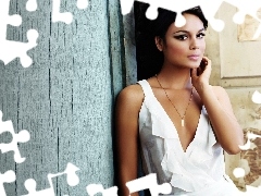 tunic, Nathalie Kelley, White