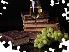 Wine, Grapes, Books