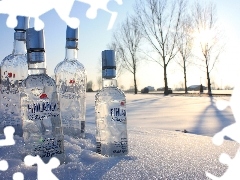 winter, Bottles, Finland